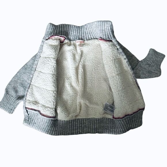 Cat & Jack Red & Black Flannel Shepra Jacket Size 18 Months - Picture 7 of 10